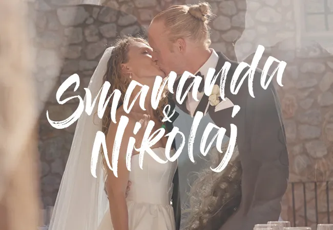 Smaranda & Nikolaj, pareja protagonista de una película de boda de Las Bodas de Pantamaría